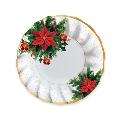 PIATTI CHRISTMAS MOOD 24CM 6PZ (30453)