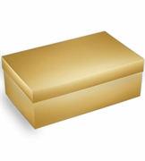 SCATOLA NATALIZIA GOLD 27x20x11,5 cm (XMPKG00159)