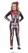 COSTUME CATRINA BAMBINA MESSICANA 5-6 ANNI (77698)