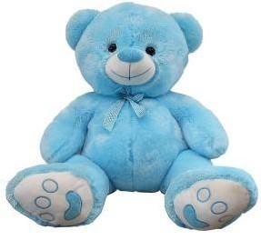 PELUCHE ORSO BABY AZZURRO 90CM (B8043)