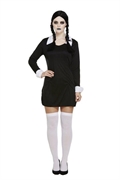 COSTUME DONNA MERCOLEDI ADDAMS TAGLIA UNICA (V88284)