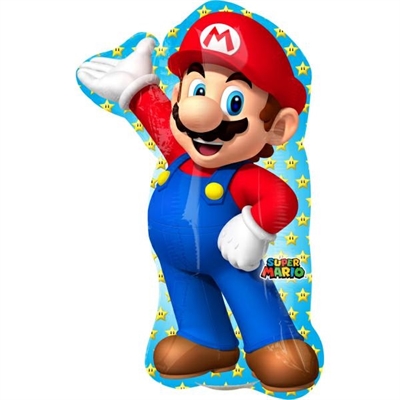 PALLONCINO IN MYLAR MINI SHAPE SUPER MARIO 30CM (3202702)