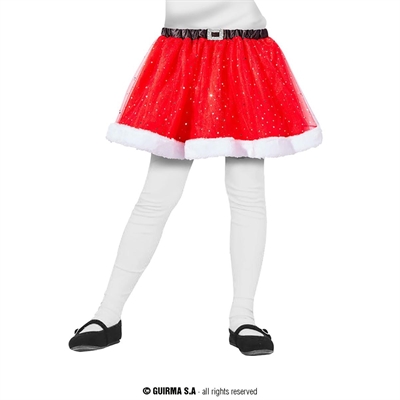 GONNA TUTU ROSSO IN TULLE BIMBA TAGLIA UNICA (41095)