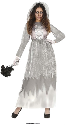 COSTUME DONNA SPOSA FANTASMA TAGLIA 42-44 (78519)