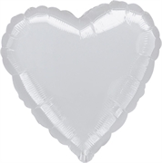 PALLONCINO IN MYLAR CUORE ARGENTO 45CM (16393-1057601)