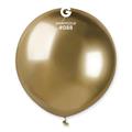 PALLONCINI IN LATTICE TONDO SHINY ORO 48CM 25PZ (158854)