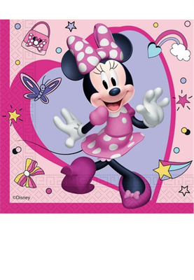 TOVAGLIOLI 2 VELI MINNIE JUNIOR 33X33CM 20PZ (5PR93832)