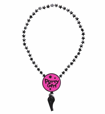 COLLANA C/FISCHIETTO PARTY GIRL (10570-8865R)