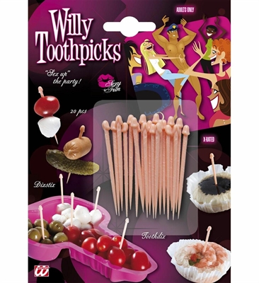 STUZZICADENTI IN PLASTICA WILLY 12PZ (10617-9605F)
