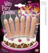 CANDELINE PER TORTA WILLY 6PZ (10629-9620U)