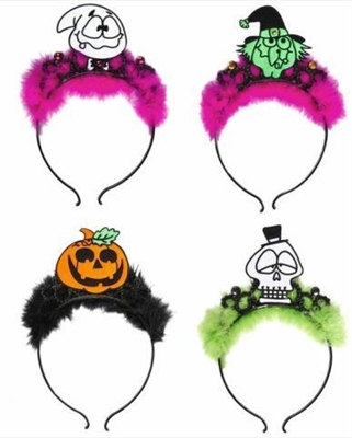 TIARA CON SOGGETTI HALLOWEEN ASSORTITI 1 PZ (12469-1925T)