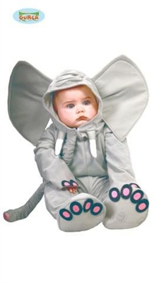 COSTUME DA ELEFANTINO BABY TAGLIA 6-12 MESI (12805-81088)