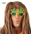 OCCHIALI SOLO FOGLIA MARIJUANA JAMAICA HIPPIE (12964-18225)