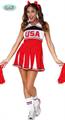 COSTUME DONNA CHEERLEADER TAGLIA UNICA (13141-80597)