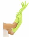 GUANTI LUNGHI FLUO NEON VERDE MELA (14209-9502G)