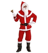 COSTUME BABBO NATALE IN FLANELLA TAGLIA UNICA (14404-1535D)
