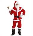 COSTUME BABBO NATALE IN FLANELLA TAGLIA UNICA (14404-1535D)