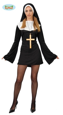 COSTUME DONNA SUORA TAGLIA UNICA (14953-80181)