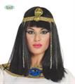 PARRUCCA CLEOPATRA CON COPRICAPO ORO CON PERLINE (14975-4778)