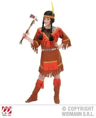 COSTUME BAMBINA INDIANA DELUXE TAGLIA 8-10 ANNI (15002-58737)