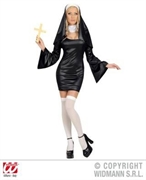 COSTUME DONNA SUORA SEXY TAGLIA M (15059-58412)