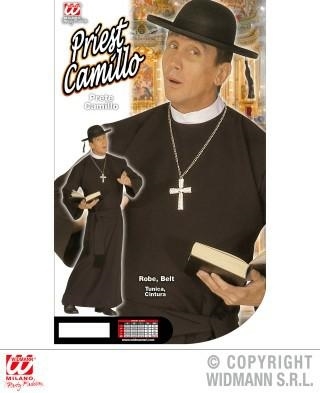 COSTUME UOMO PRETE DELUXE TAGLIA L (15062-44573)
