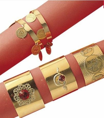BRACCIALI DA ROMANA CON MONETE 1PZ (15083-2979B)