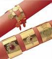 BRACCIALI DA ROMANA CON MONETE 1PZ (15083-2979B)