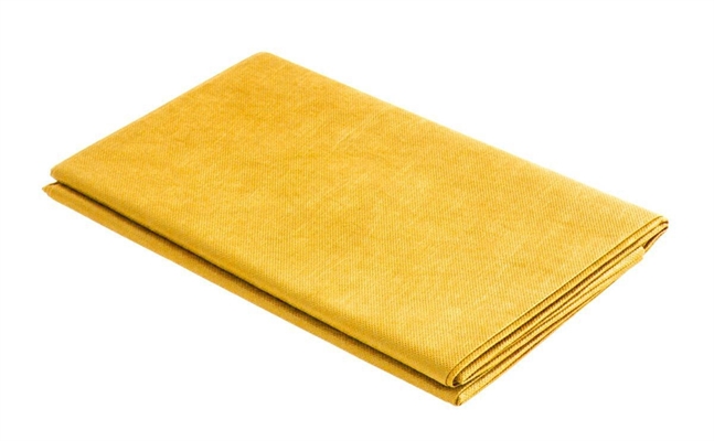 TOVAGLIA PIEGATA IN TNT GIALLO 160X240CM (154-04)