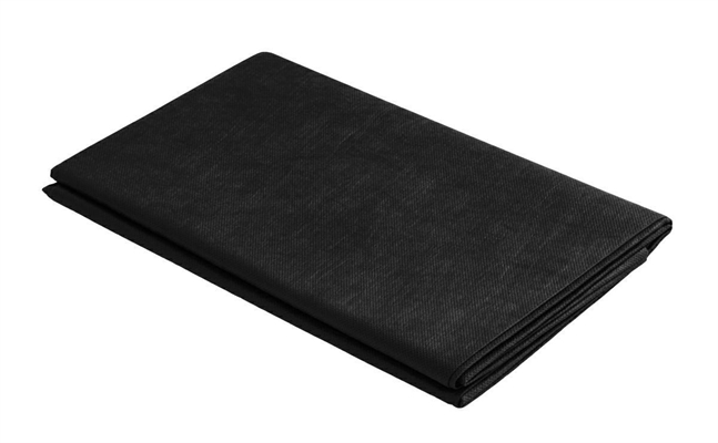 TOVAGLIA PIEGATA IN TNT NERO 160X240CM (154-16)