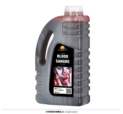 BOTTIGLIA DI SANGUE FINTO  1 LITRO (15650)