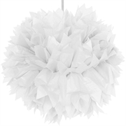 POM POM BIANCO DIAMETRO 30CM (15807-22807)