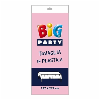 TOVAGLIA PIEGATA IN PVC ROSA 137X274CM (15826-14701)