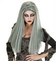 PARRUCCA ZOMBIE BIANCO/NERO DONNA CAPELLI LUNGHI (16314-06740)