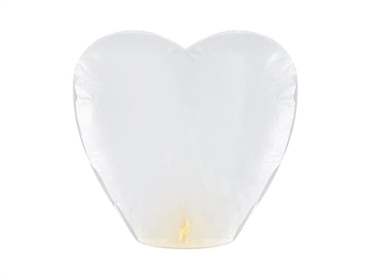 LANTERNA VOLANTE CUORE BIANCA 37X93X95CM (16543-LAMP3T-KAR)
