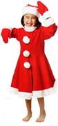 COSTUME BABBINA NATALE 3/5 ANNI CAPPOTTO+CAPPELLO (16658-42697)