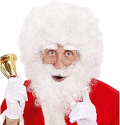 PARRUCCA BABBO NATALE C/BARBA/BAFFI MEDIA QUALITA (16698-1530B)