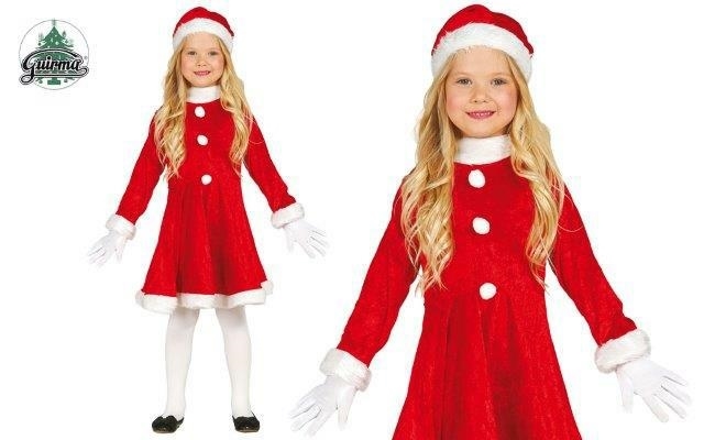 COSTUME BABBINA BIMBA 4/8 ANNI CON CAPPELLO (17143-42833)