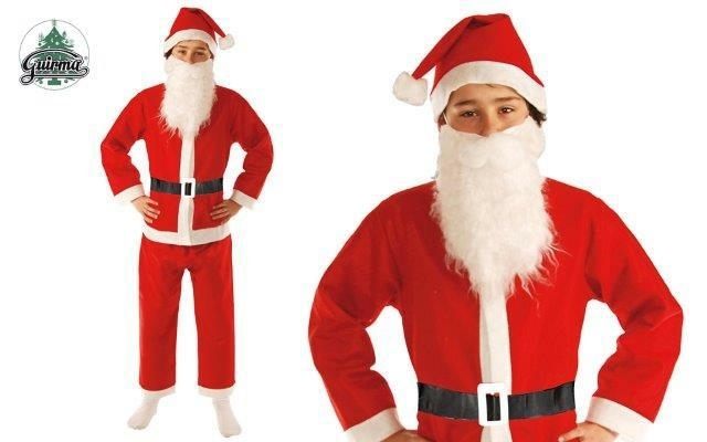 COSTUME BABBO NATALE BAMBINO TAGLIA 7-10 ANNI (17144-42695)