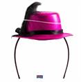 CAPPELLINO CERCHIETTO COTILLON FUCSIA PIUMA NERA (17493-61703)