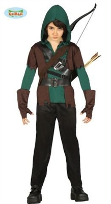 COSTUME DA ARCIERE BIMBO TAGLIA 7-9 ANNI (17593-85705)