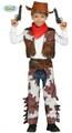 COSTUME DA COWBOY BAMBINO TAGLIA 7-9 ANNI (17601-85685)