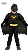 COSTUME BAMBINO BATMAN SUPEREROE TAGLIA 5-6 ANNI (17620-82710)