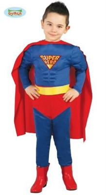 COSTUME DA SUPERMAN BIMBO TAGLIA 7-9 ANNI (17623-82671)