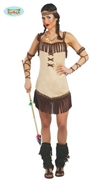 COSTUME DA INDIANINA CON FASCIA TESTA TAGLIA M (17635-80735)