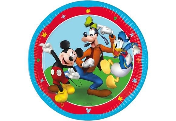 PIATTO CARTONCINO DISNEY TOPOLINO 23CM 8PZ (17666-5PR81508)