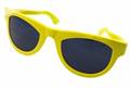OCCHIALI CLOWN NEON COLORE GIALLO C/LENTI NERE (17877-24815)