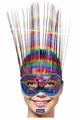 MASCHERA STILE VENEZIANO MULTICOLOR ARCOBALENO (17894-21751)