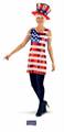 COSTUME DONNA PAILETTES AMERICAN STYLE TAGLIA S-M (17966-21928)