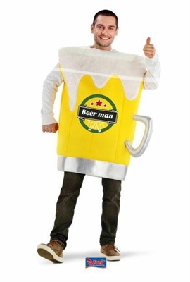 COSTUME UOMO DA BIRRA TIPO MASCOTTE TAGLIA UNICA (17975-21967)